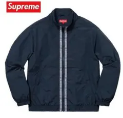 ■新品未着用■シュプリーム　ロゴテーピング　トラックジャケット18ss ネイビー