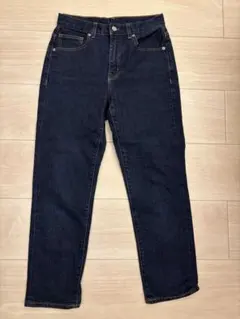 【美品】GU ジーユー　ストレートデニム　Mサイズ