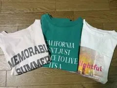 150  ジーユー　GU 半袖　長袖　3枚セット　テイシャツ　Tシャツ