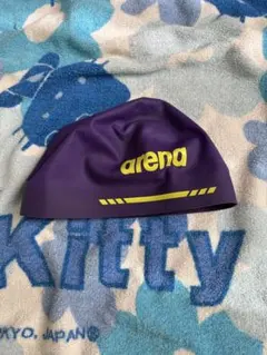 arena 紫色 キャップ　ソフト