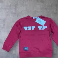 新品未使用 WASK 赤トレーナー110cm