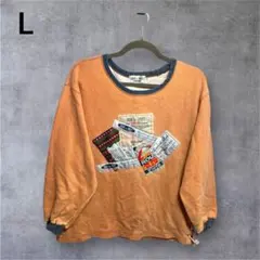 ROUX DI PERFE ルゥディパフィー グラフィック柄 トレーナー 春