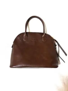 タイドウェイ ミニバッグ TIDEWAY S ハンドバッグ ブラウン 牛革