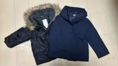 Petit main ブラックコート 90サイズ　スプリングコート110サイズ