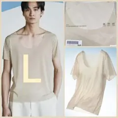 COOL DRY DEODORANT WIDE U NECK INNER TEE - メルカリ