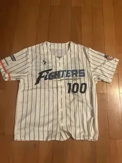FIGHTERS 50周年記念ストライプユニフォーム　③ 背番号100 即購入◎