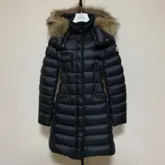美品・QR確認済】モンクレール HERMIFUR Aライン ファーダウンコート 