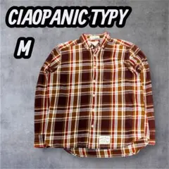 CIAOPANIC TYPY チェックシャツ M ネルシャツ ボタンダウン