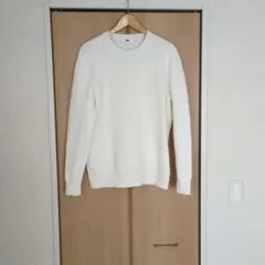 UNIQLO アイボリー クルーネックセーター L