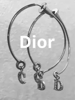 Dior ディオール ロゴピアス　ファインジュエリー　シルバー925
