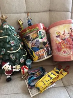 ディズニー ポップコーンバケット ツリー 40周年 ズートピア まとめ売り