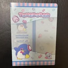 サンリオキャラクターズ　ミニクリアファイルガム　タキシードサム　グッズ　サムくん