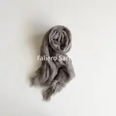 Faliero Sarti Tobia モダール シルク 大判 ストール グレー - メルカリ