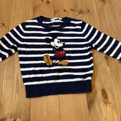 UNIQLO Disney ミッキー セーター 110cm ボーダー