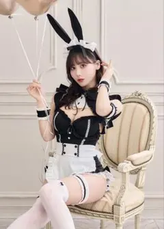 Malymoon マリームーン マスキュリンバニースーツ グレー×千鳥格子