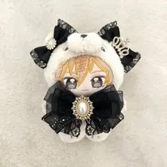 ぬい服 リボン セット いつぬい 黒 レース