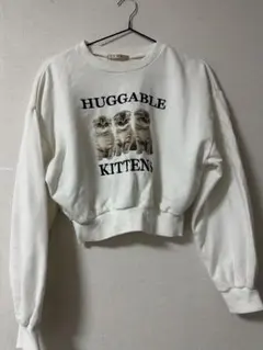 子猫スウェット　トレーナー