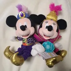 タグ付き♡東京ディズニーシー 14周年記念グッズ ミッキーミニーぬいぐるみセット