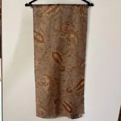 TieRack 花柄 ストール ベージュ系