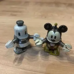 ミッキー・ドナルド ロボットフィギュアセット　ぜんまい式