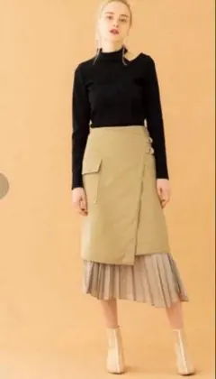 UNITED TOKYO 3way ラップスカート