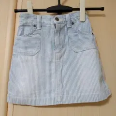 キッズ Lee デニムスカート ストライプ 120㎝
