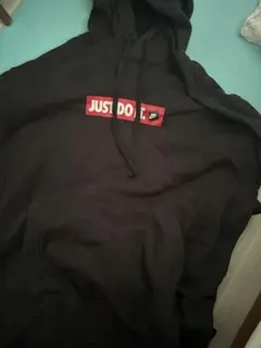 Nike JUST DO IT. ブラックパーカー XL