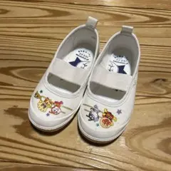 アンパンマン　ムーンスター上履き ホワイト