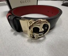 【新品未使用】GUCCI インターロッキングG リバーシブル レザーベルトのサムネイル
