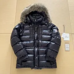 モンクレール　MONCLER ROD ダウンジャケット　ブラック　ファー付き