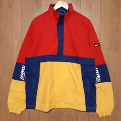 y2k 00s トミージーンズ プルオーバー ナイロンジャケット Ｍ サイズ