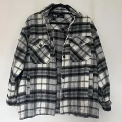 ZARA シャツジャケット　チェック