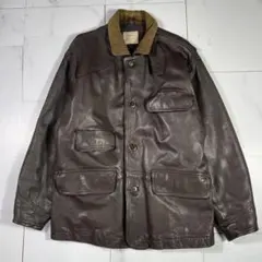 80's 90's O.Henry レザースポーツジャケット レザーコート