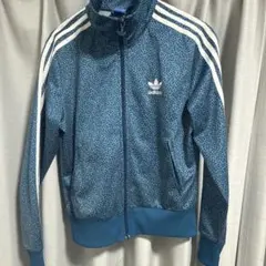 adidas レオパード柄 ジップアップジャケット