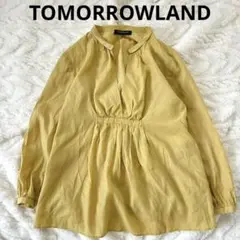 TOMORROWLAND collectionスキッパー　シャツ　キュプラ混