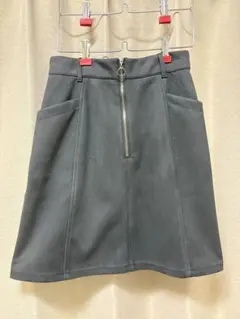 ミニスカート グレー　台形