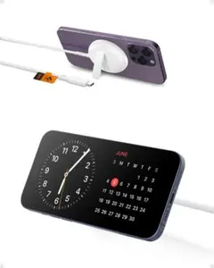 MagSafe充電器 15W ワイヤレス充電 キックスタンド USB-C 白