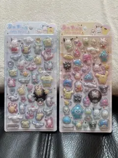 うるちゅるポップシール　サンリオキャラクターズ　２枚セット