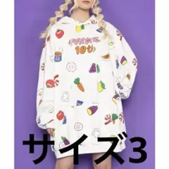 プニュズ サイゼリヤ 総柄 スウェット ミラノ風ドリア サイゼ スエット