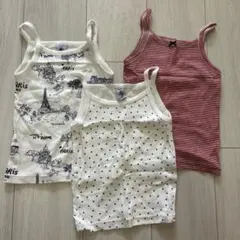 PETIT BATEAU タンクトップ 3枚セット 95cm