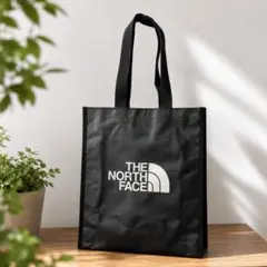 【S】新品THE NORTH FACE エコバッグ ショッパー ブラックのサムネイル