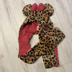 東京ディズニーリゾート ヒョウ柄ファンキャップ