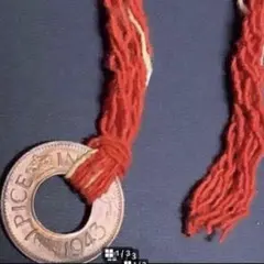 (光沢あり)インド1943年ハイクラウン1パイサコイン　TENET