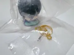 ブルーロックブルロ 糸師凛 おねむたん 指輪 ガチャガチャ ネームリングチャーム