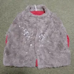 今週末限定値下【sunao kuwahara】ビジューつきジップアップベスト