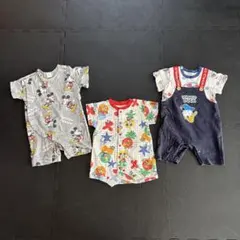 ディズニーカバーオール70&80サイズ ３点セット