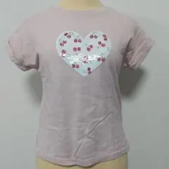 a.v.v ピンク ハート型スパンコール Tシャツのサムネイル