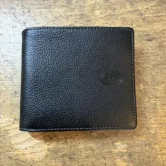 GIANNI VALENTINO ジャンニバレンチノ 二つ折り財布ブラックレザーのサムネイル