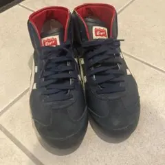 Onitsuka Tiger ハイカットシューズ ネイビー/レッド