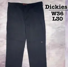 Dickies　ワークパンツ　ダブルニー　ブラック　W36 L30　USA古着のサムネイル
